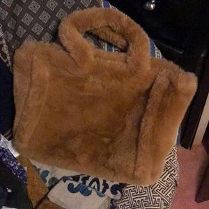 Cute and furry handbag